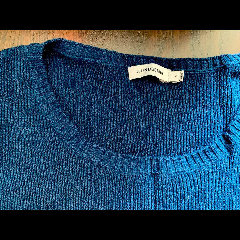 Large men’s cotton/linen sweater - Picture 4 of 6
